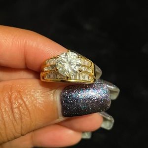 Size 7 Diamonique ring
